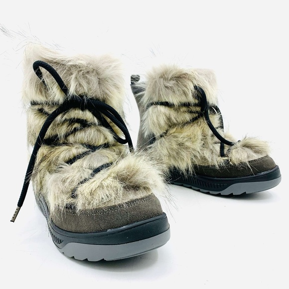 Oscar Sport Shoes Oscar Sport Anet Gray Fur Boots Size Eu 37